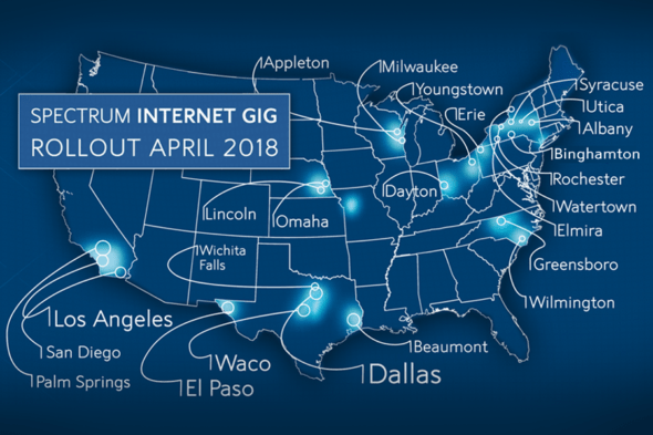 Charter Internet Coverage Map Charter Goes for the Gig With Major Expansion Announcement and More to