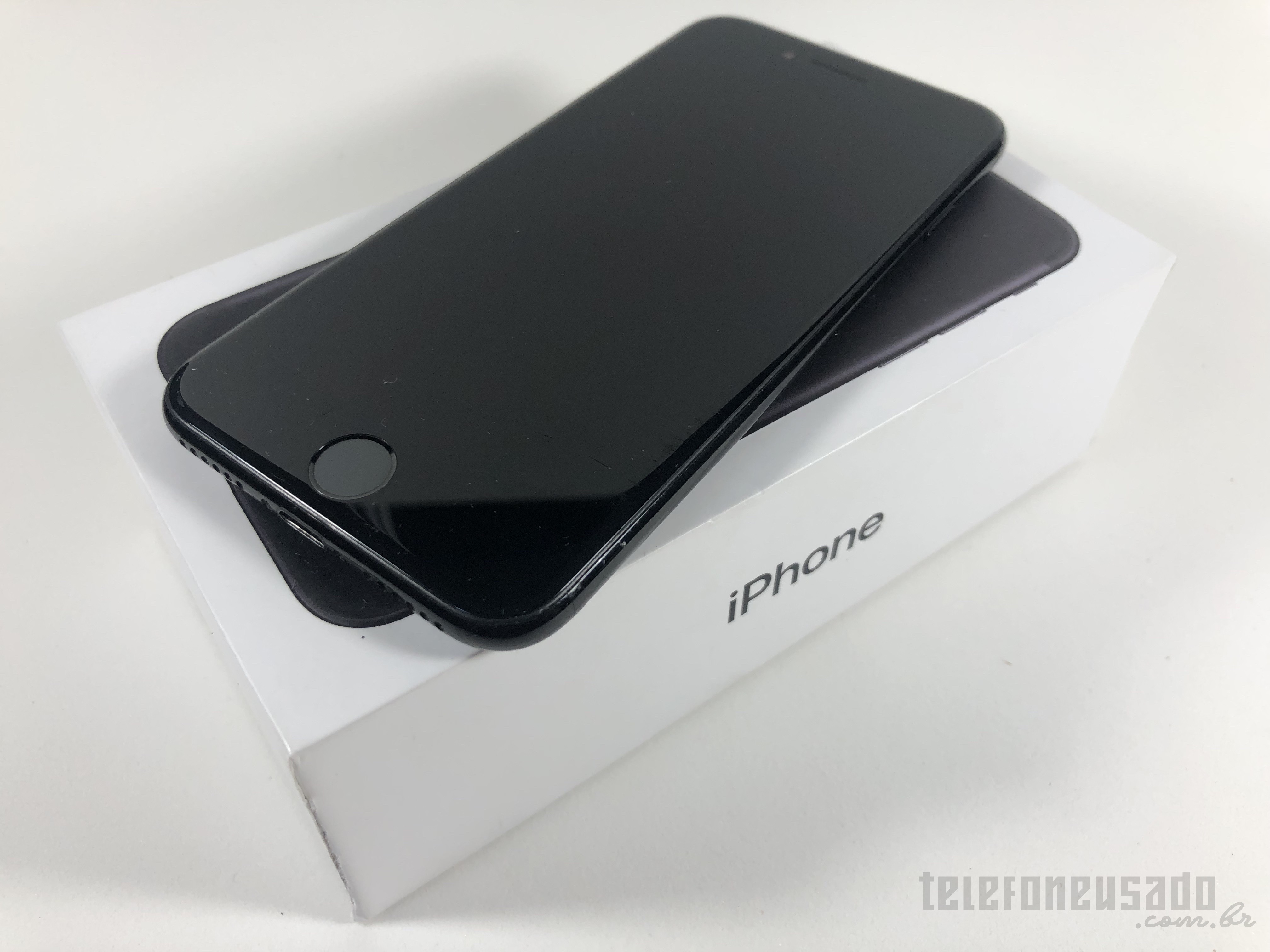 iPhone 7 Preto 128GB Usado Perfeito Estado Telefone Usado