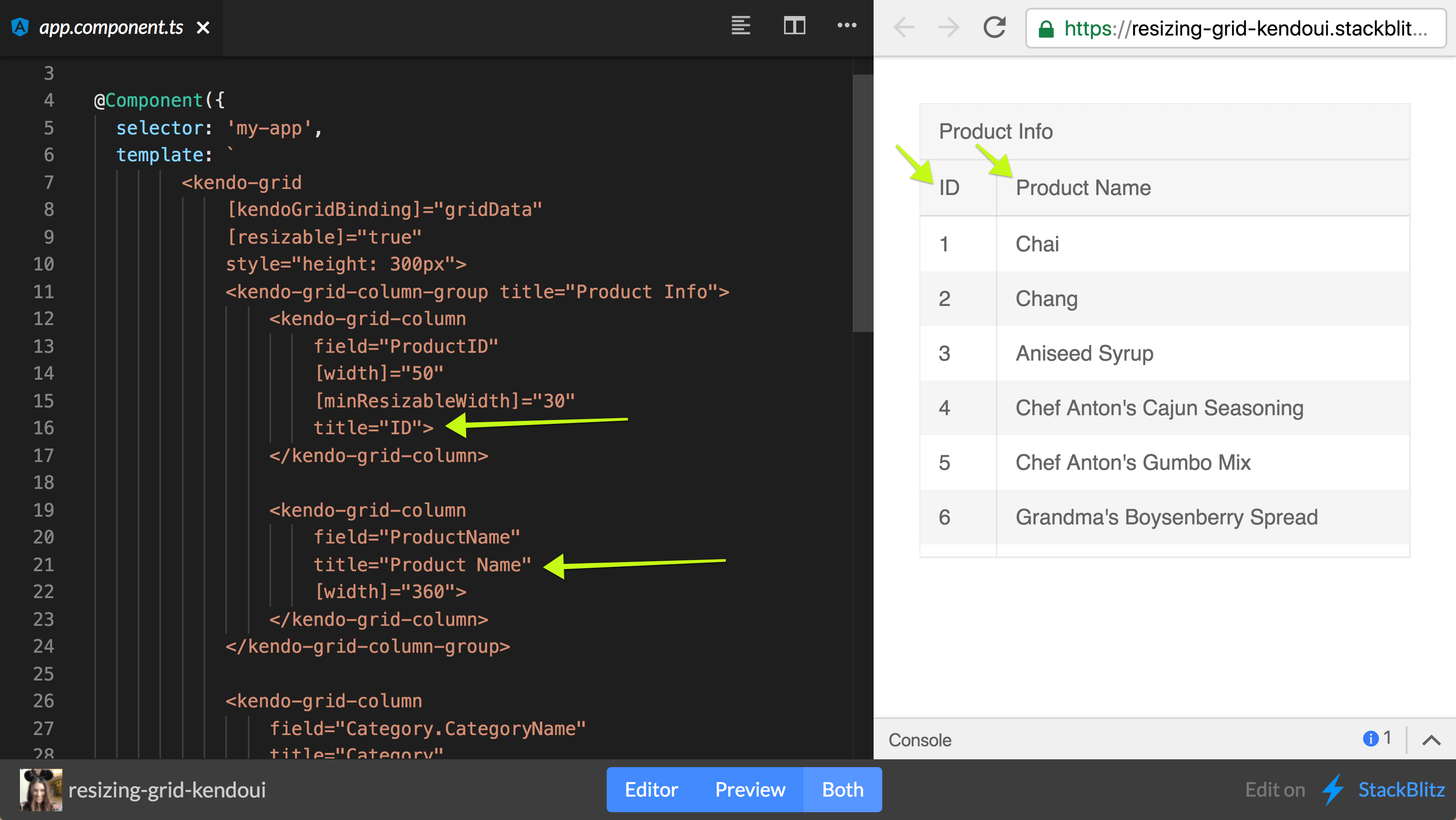 Diving into the Kendo UI Grid with Angular