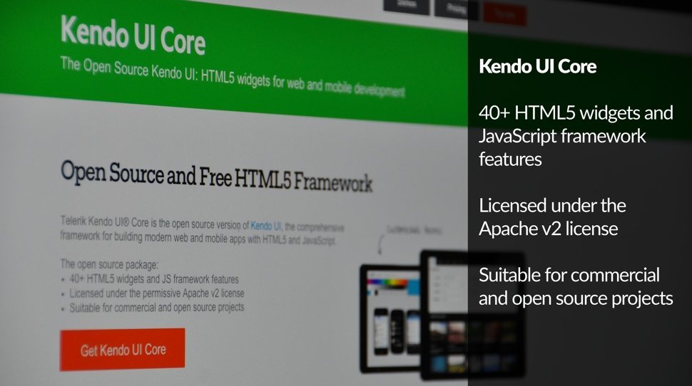 Announcing Kendo UI Core