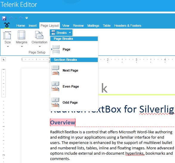 What's New in the RichTextBox for Silverlight/WPF?