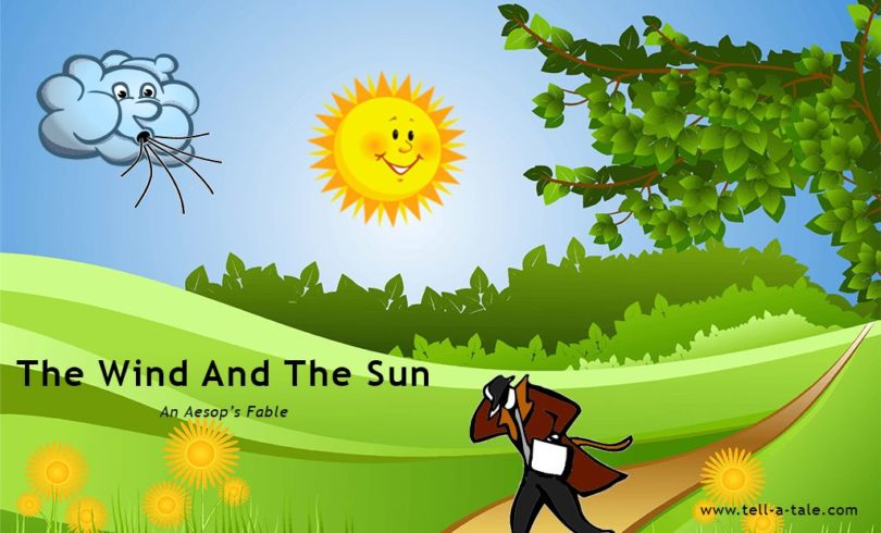 The Wind and The Sun Aesop's Fables Management Stories