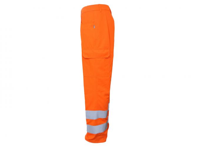 Patch Pocket Relaxation Orange Work Pants 3M 9910 Reflective Strips