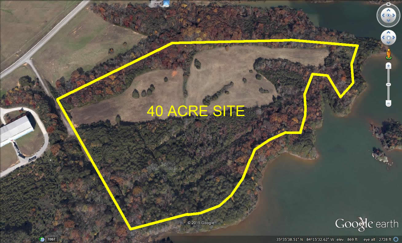 Map Room Tellico Reservoir Development Agency