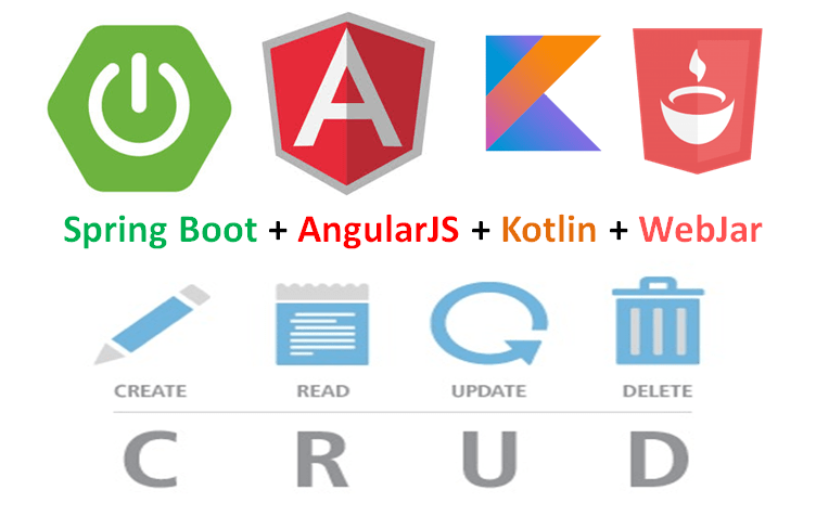 Spring Boot + Kotlin + AngularJS + WebJar CRUD Example Part 3 » Tell Me