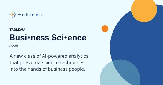 O que é o Tableau Business Science? • Tellus