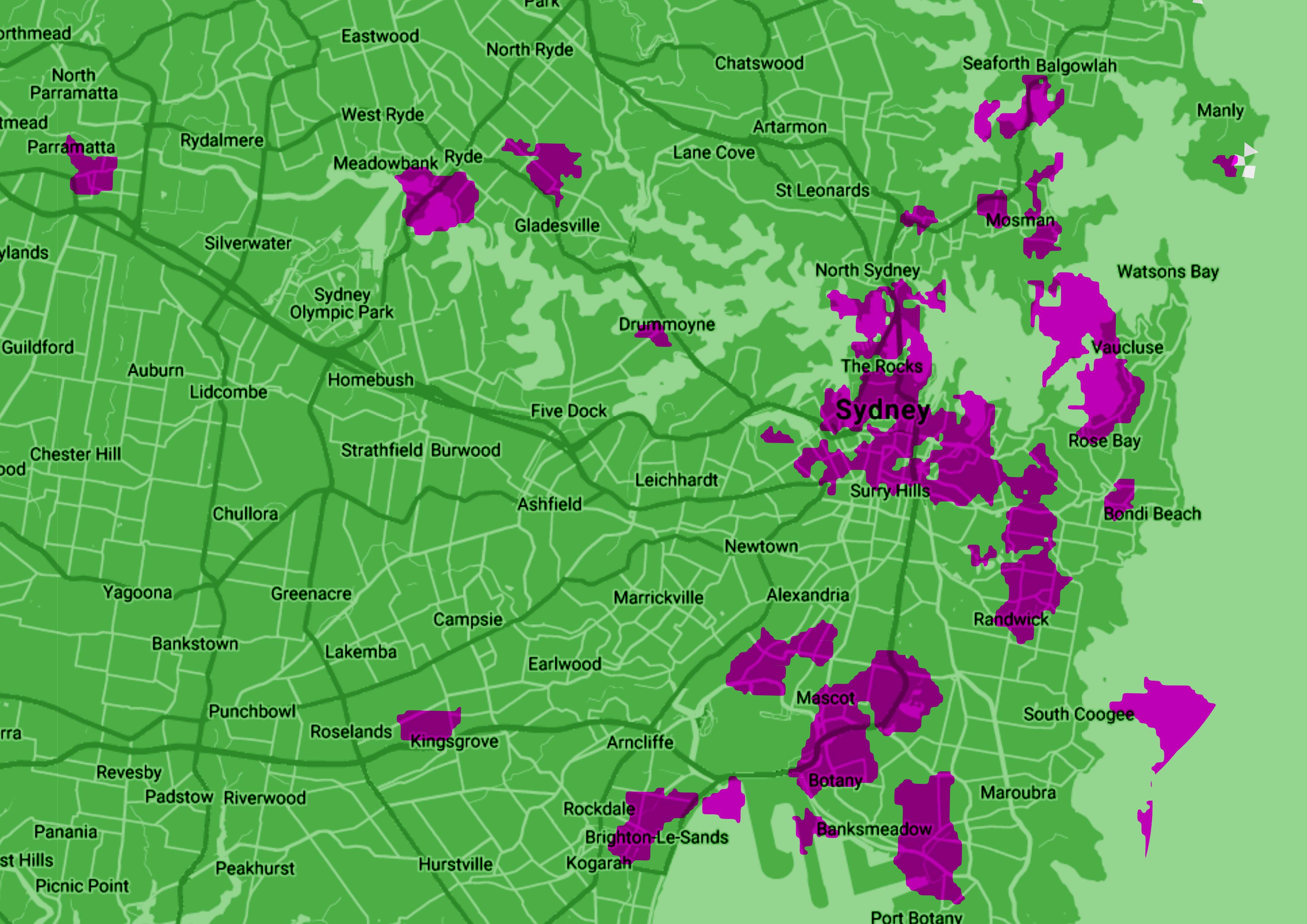 Telstra 5g Coverage Map Sydney 5g Coverage Map Australia Telstra