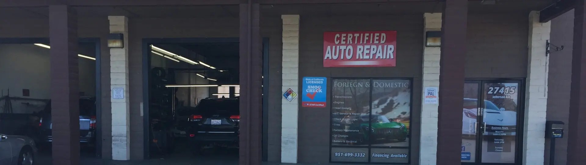 About Us Temecula Auto Repair & Transmission