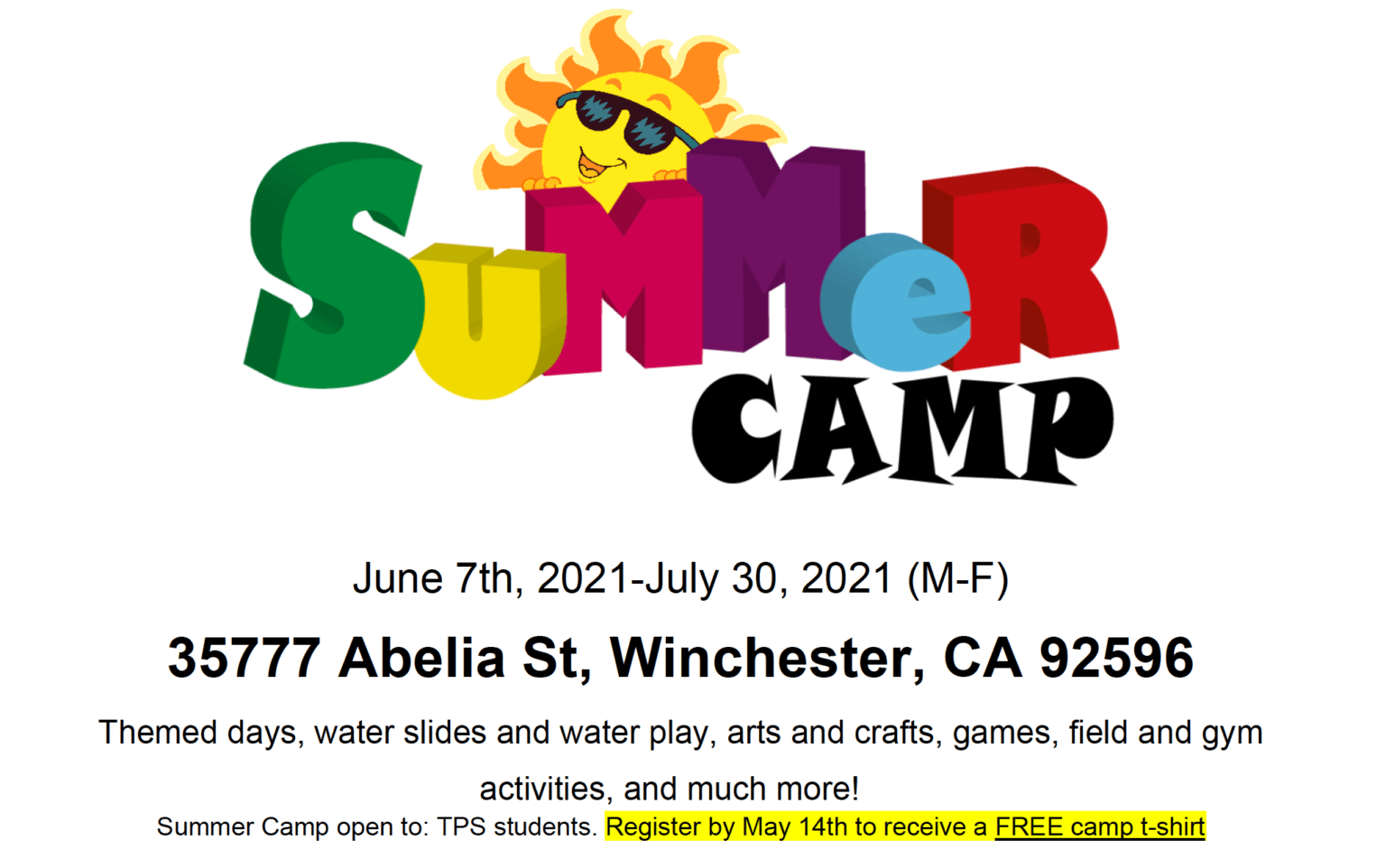 Child Care Program Temecula Preparatory School
