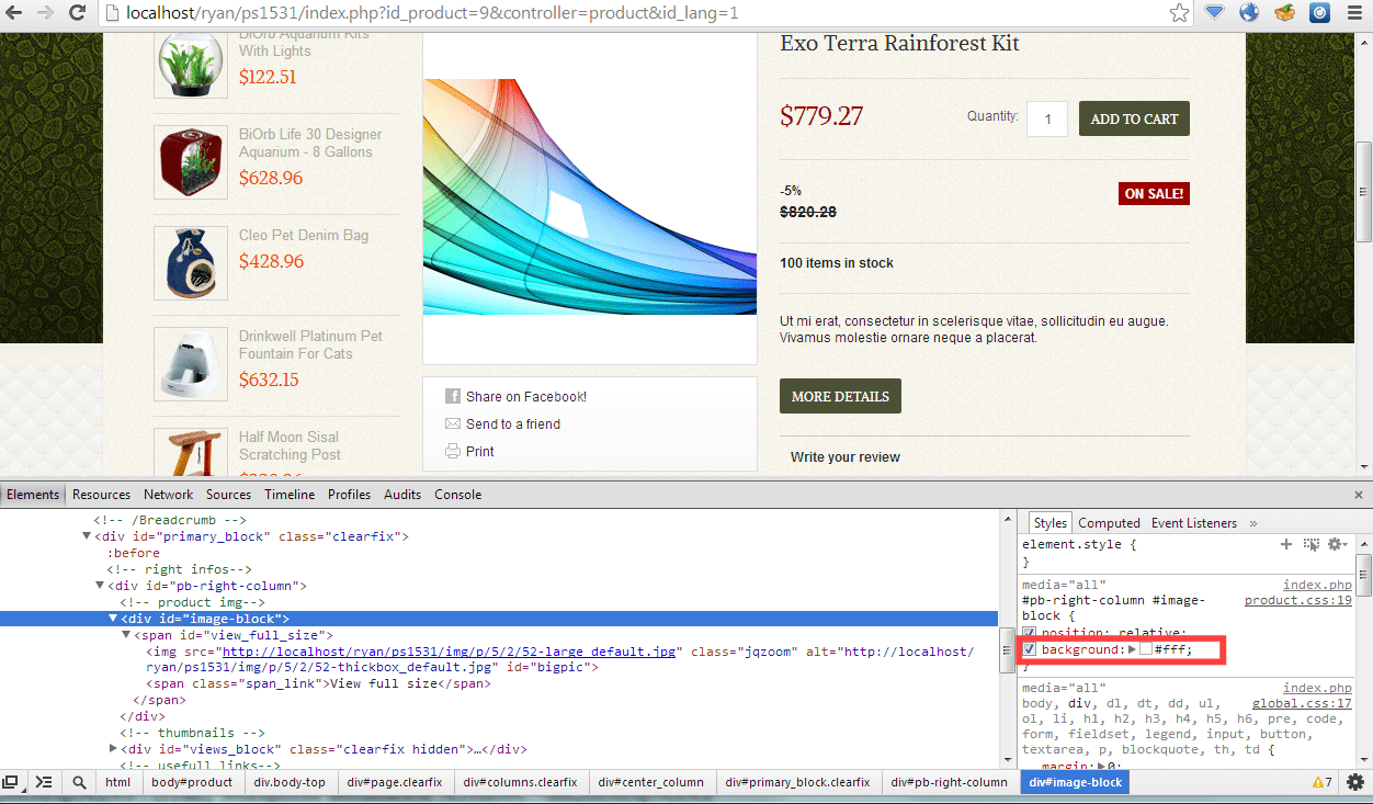 1.5. How to get rid of white images background Template