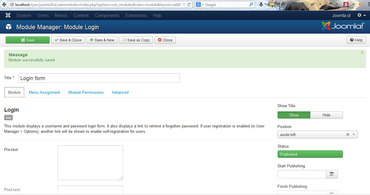 Joomla 3.x. How to manage sidebars Template Monster Help