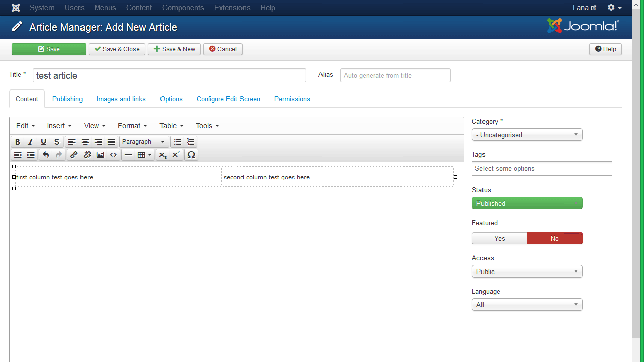 Joomla 3.x. How to make single article text appear in 2 columns