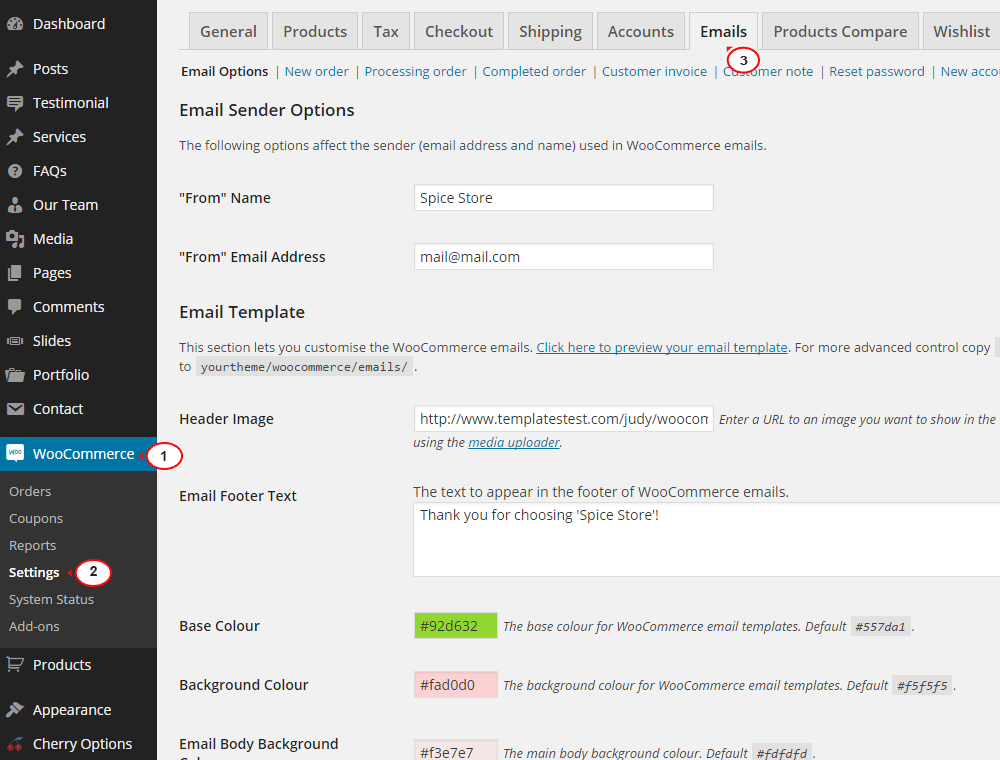 How to edit order emails Template Monster Help