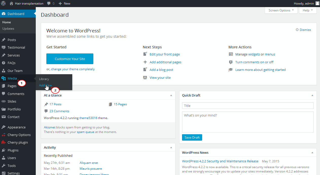 WordPress. How to add additional allowed file types to be uploaded
