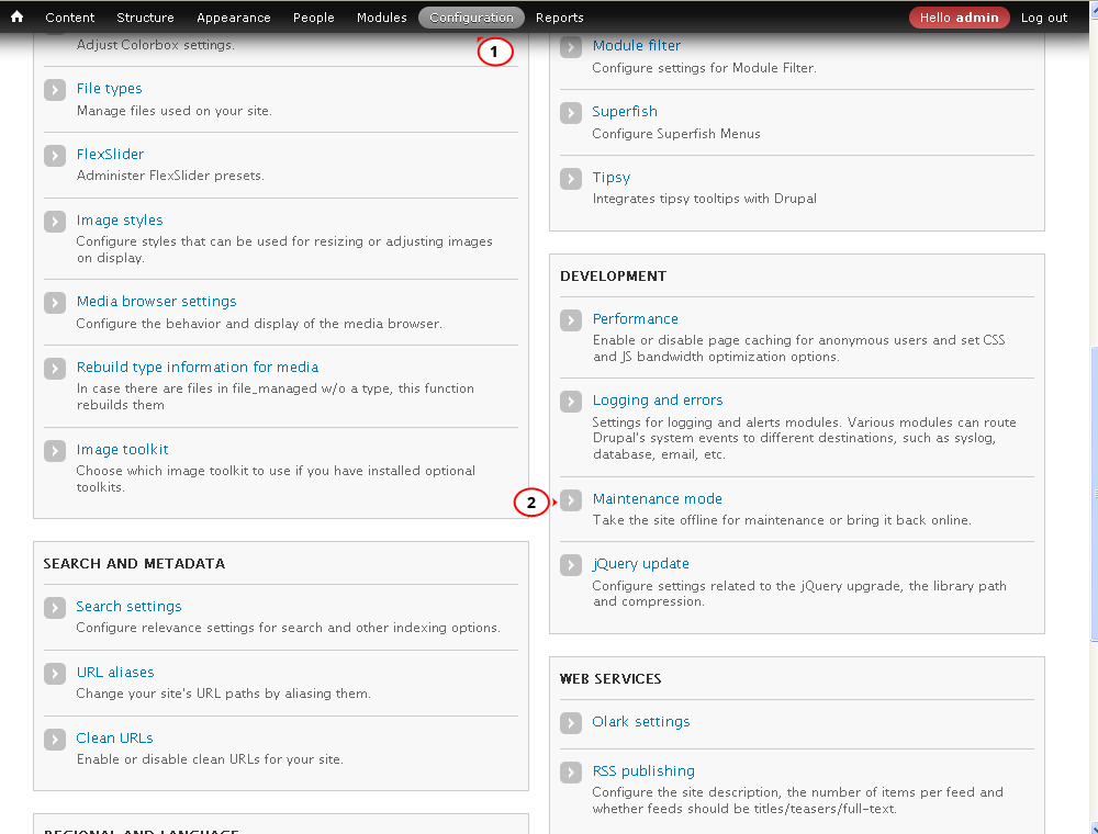 Drupal 7.x. How to manage Under Maintenance Page Template Monster Help
