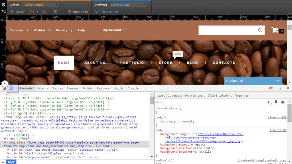 How to use Google Chrome Device Emulation feature Template Monster Help