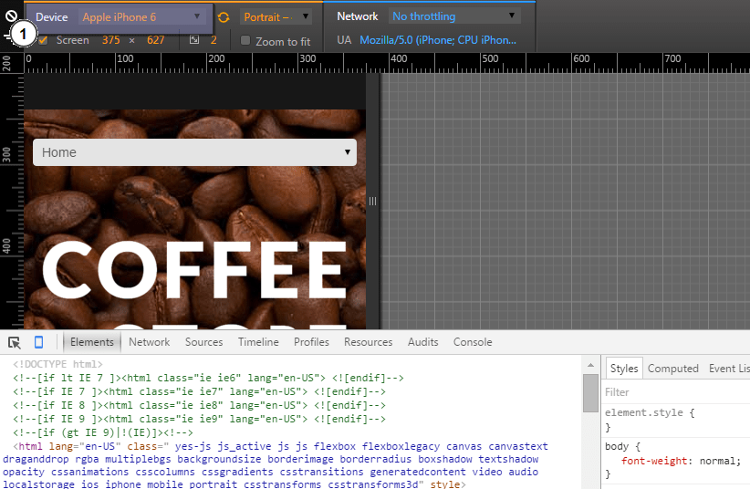 How to use Google Chrome Device Emulation feature Template Monster Help