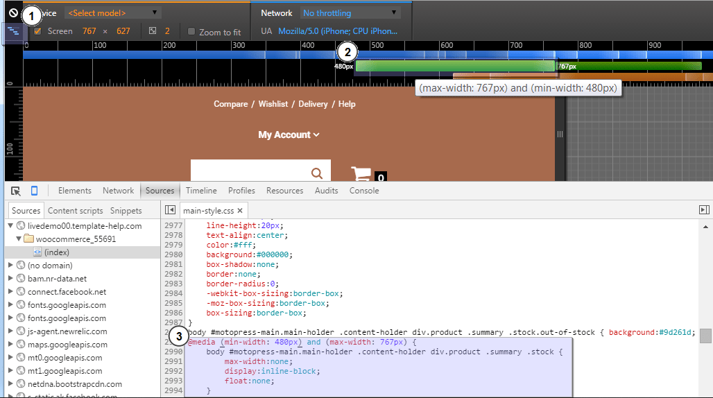 How to use Google Chrome Device Emulation feature Template Monster Help