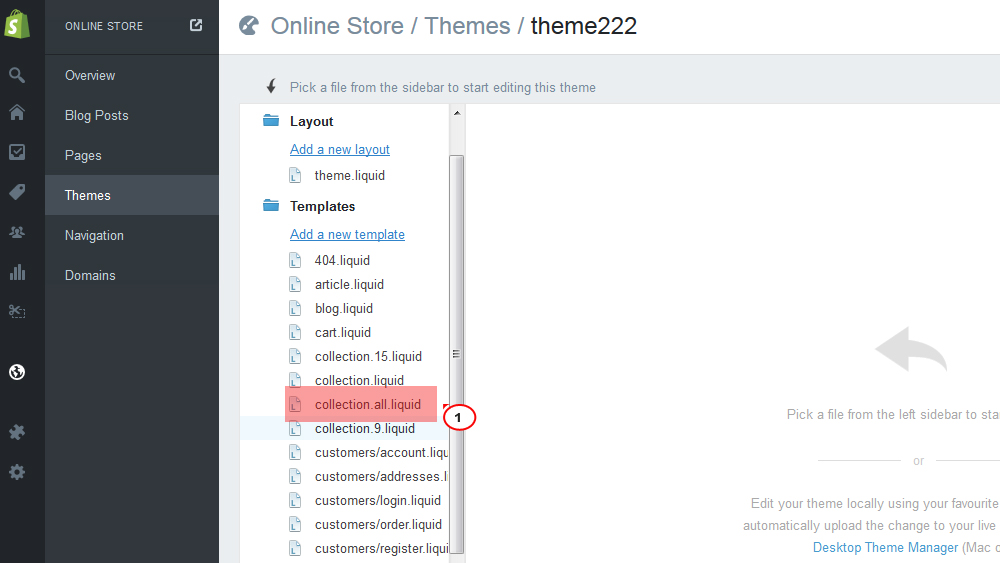 Shopify. How to change number of products on collection pages