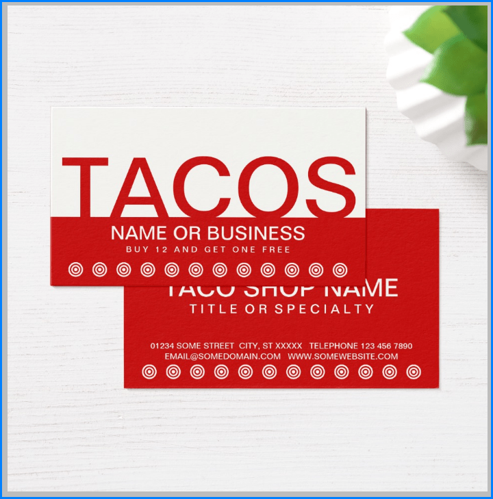 √ Free Printable Punch Card Template