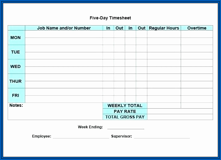 √ Free Excel Timesheet Formula With Lunch Break