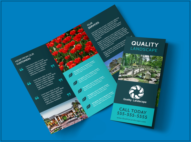 √ Free Printable Tri Fold Pamphlet Template