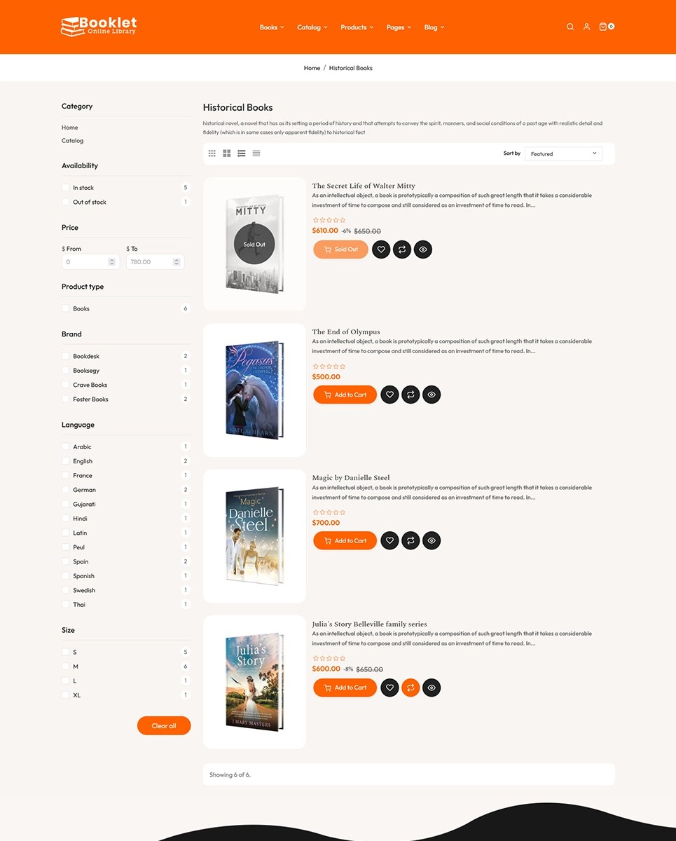 Booklet Shopify OS 2.0 Theme For Online Book Store