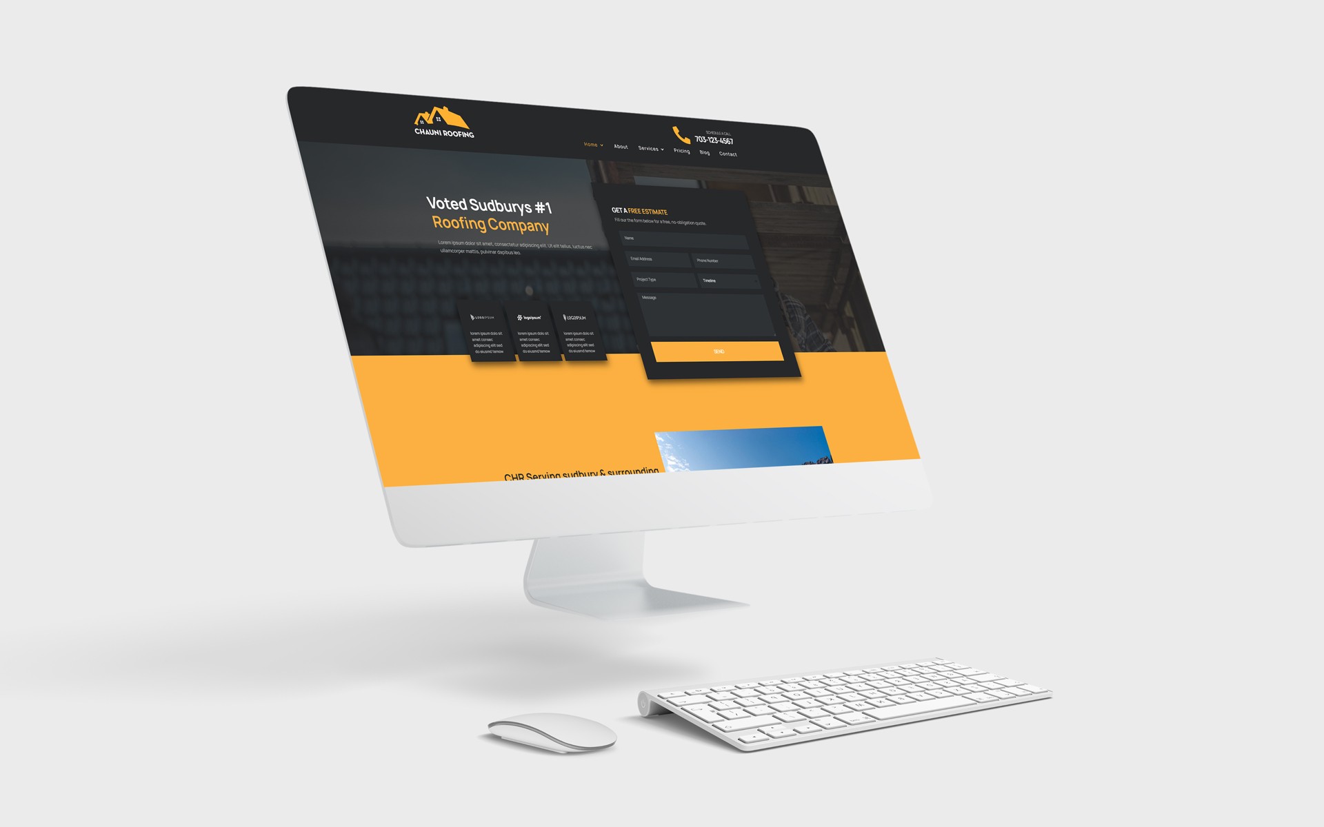 Roofing Company Elementor Template Kit Templateum