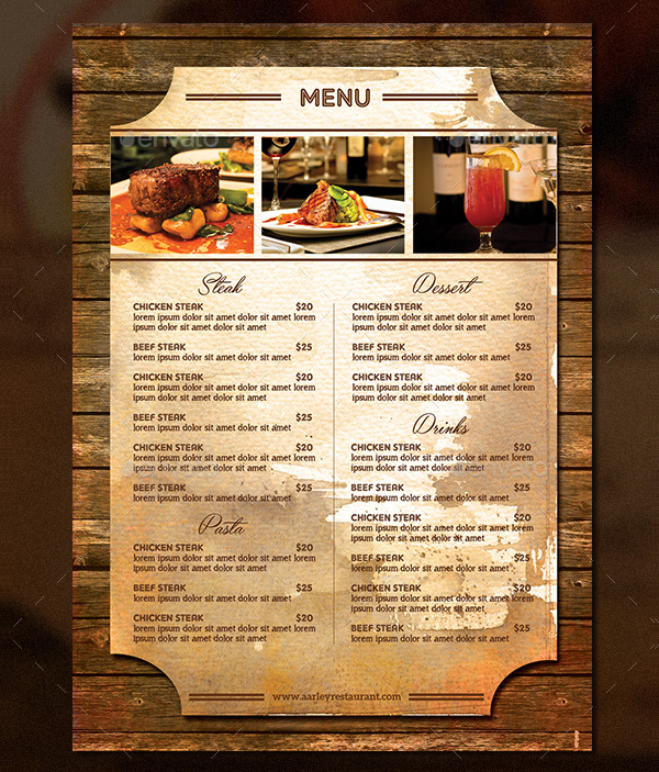25+ Vintage Menu Templates Free Premium PSD Ai Vector Downloads