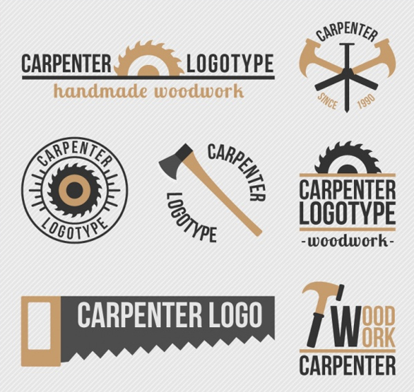 42+ Carpenter Logos Free & Premium PSD, Ai, Word, InDesign Downloads