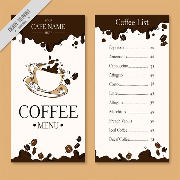 53+ Cafe Menu Templates Free & Premium PSD PDF iD Ai Downloads