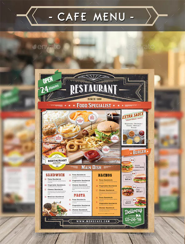 53+ Cafe Menu Templates Free & Premium Downloads