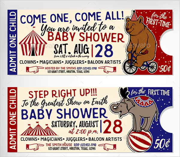 44+ Circus Ticket Templates | Free & Premium Designs