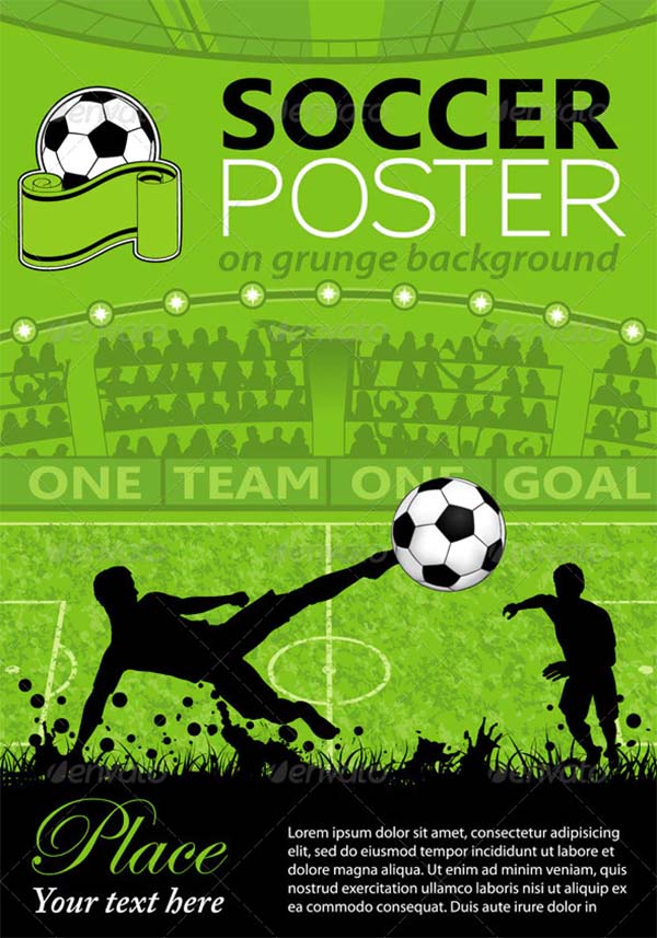 Soccer Poster Templates Free PSD, Ai, Word, InDesign Downloads
