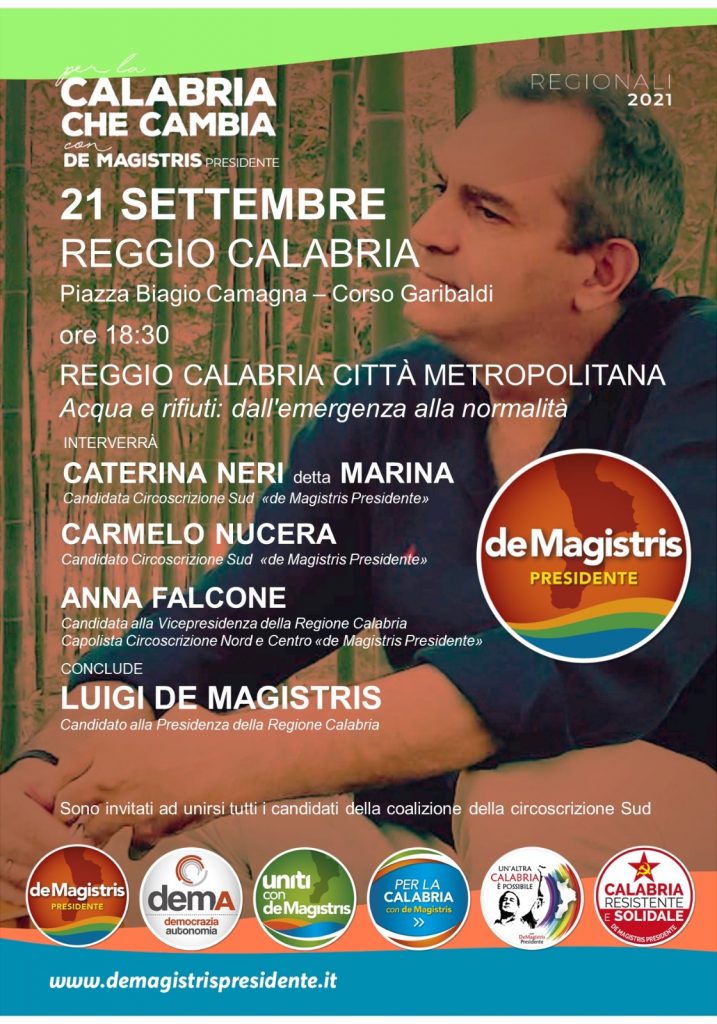 Regionali, De Magistris E Falcone A Reggio Il 21 Settembre - Tempostretto 1024_x_717_jpg