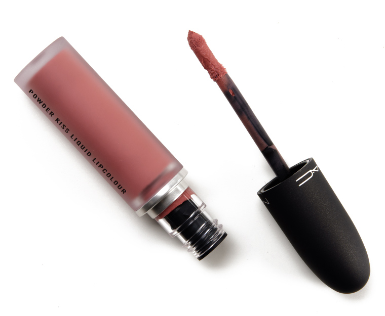 MAC DateMaker Powder Kiss Liquid Lipcolour Review & Swatches