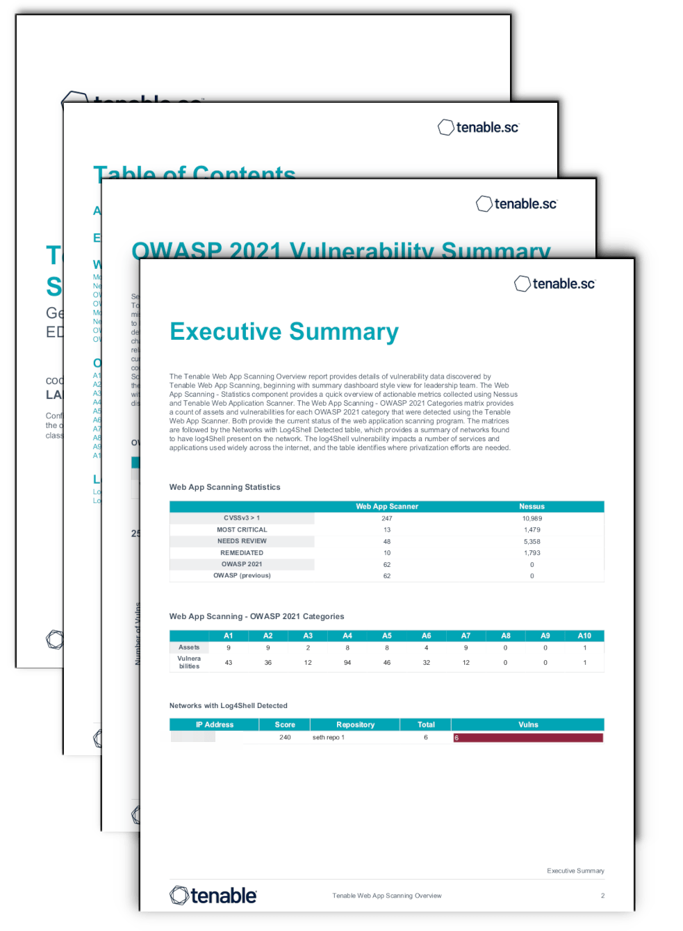 Tenable Web App Scanning Overview - SC Report Template | Tenable®