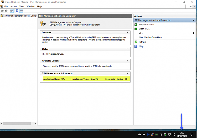Anyone have experience using BitLocker with a firmware TPM? Windows