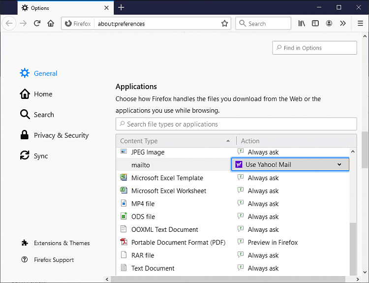 how to get yahoo for email Windows 10 Forums