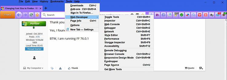 Changing Font Size in Firefox Windows 10 Forums