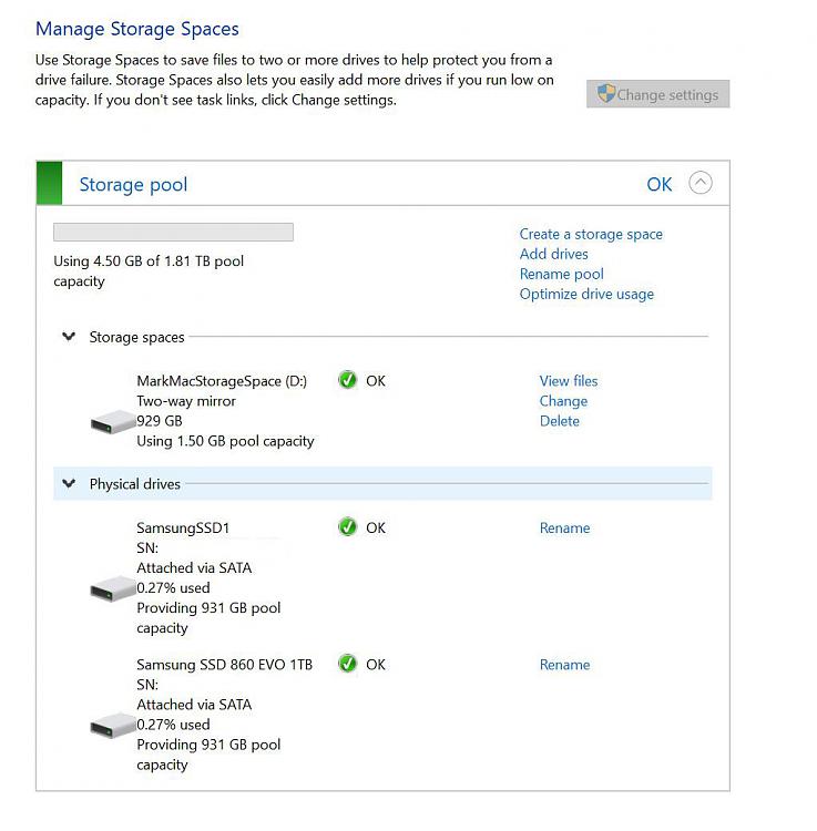 Windows Storage Spaces Replacing a Failed Disk [Twoway Mirror] Windows 10 Forums