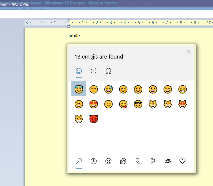 Chrome to work better with Windows 10 emoji picker
