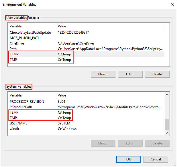 Can Windows Temp folder location be changed? Solved Windows 10 Forums