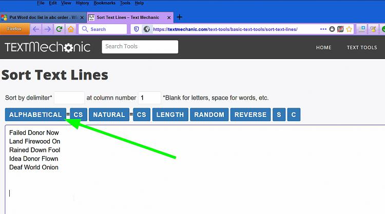 Want to arrange your apps alphabetically on your android app drawer? Put Word Doc List In Abc Order Solved Windows 10 Forums