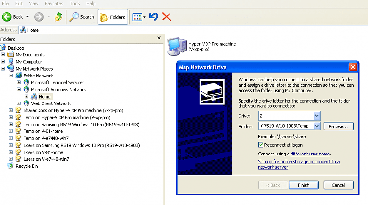 Win 10 networking to an XP computer has changed Page 3 Windows 10