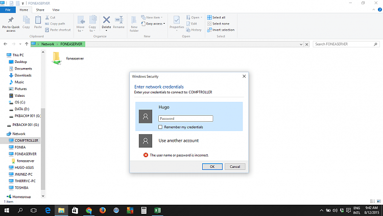 Network Credentials Windows 10 Forums