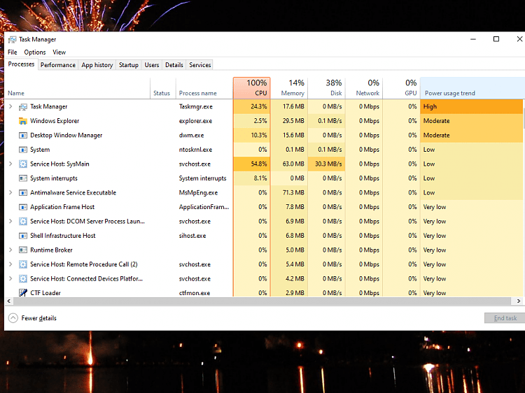 Just updated to W10 now cpu at 100 all the time Page 2 Windows 10