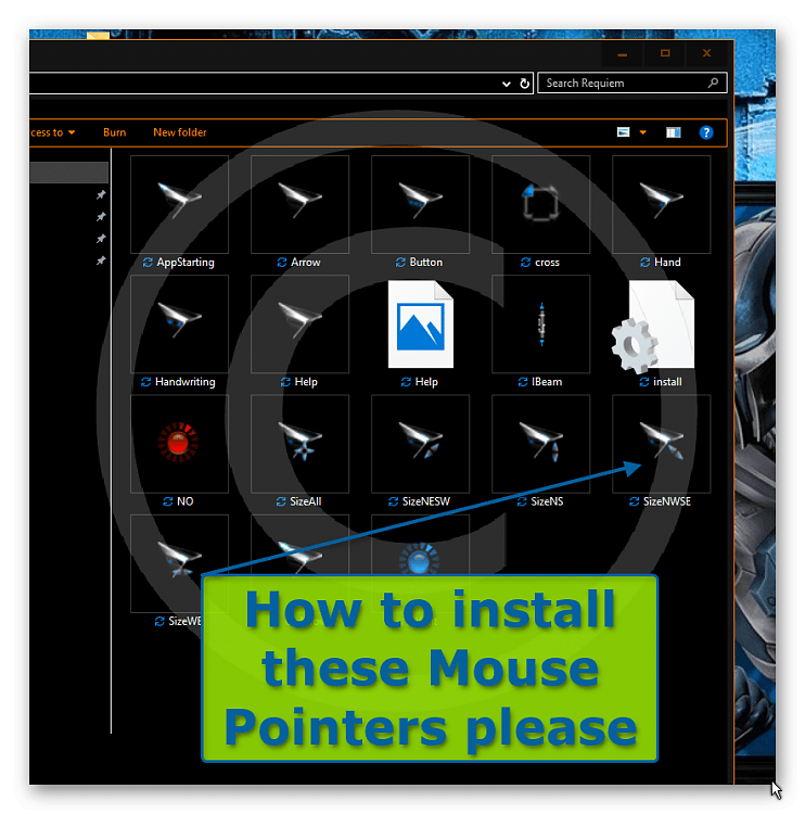 How can I Install mouse Pointers Please Windows 10 Forums