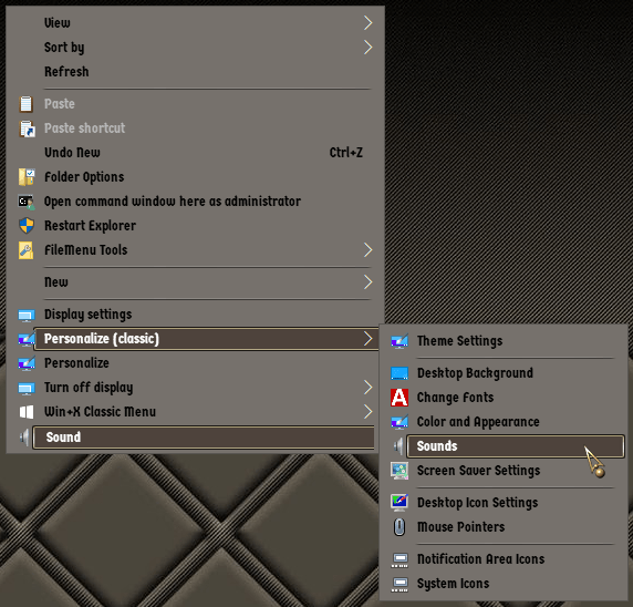 Sound ShortCut missing from system tray speaker icon right click menu