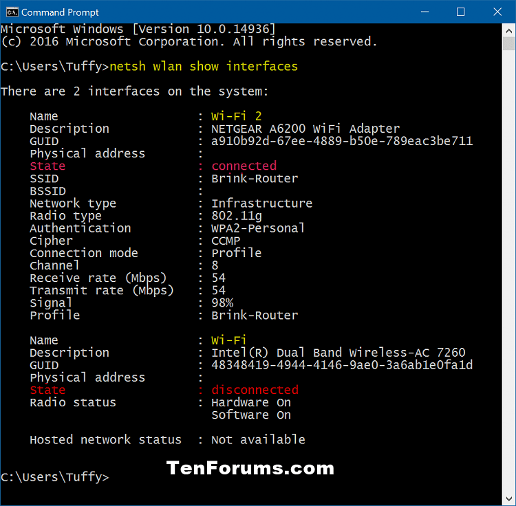 Wireless Network Disconnect from in Windows 10 Windows 10 Network